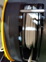 Кабельная силовая инерционная катушка LIFTEL, 5х1,5, 15м с регулировкой