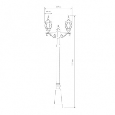 Наземный фонарь Farola NLG99HL004 черный