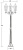 Наземный фонарь ASTORIA 1 L 91308LB Bl Наземный фонарь ASTORIA 1 L 91308LB Bl