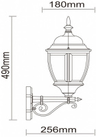 Настенный фонарь уличный Фабур 804020101