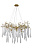 Люстра Crystal Lux REINA SP8 D1000 GOLD PEARL