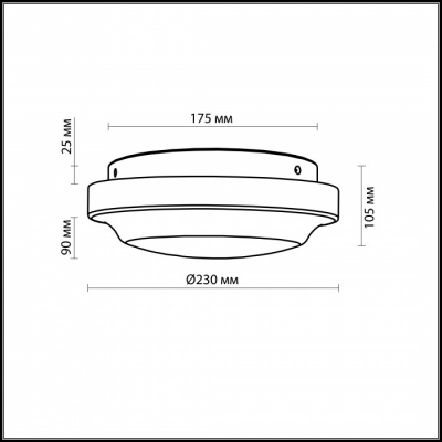 Настенно-потолочный светильник Tavoy 2760/1C