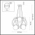 Подвесная люстра Slota 4808/8
