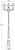 Наземный фонарь FARO lead GLASS 91109B lgY Bl Наземный фонарь FARO lead GLASS 91109B lgY Bl