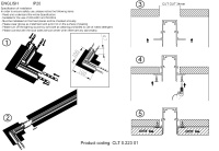 Соединитель для магнитного встраиваемого шинопровода угловой Crystal Lux CLT 0.223 01 WH